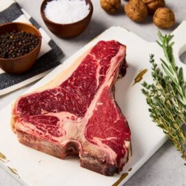 45 Days Dry Aged British Longhorn T-Bone Steak